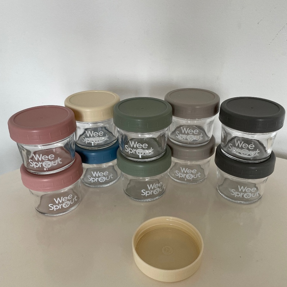 WeeSprout Glass Jar Storage 4oz